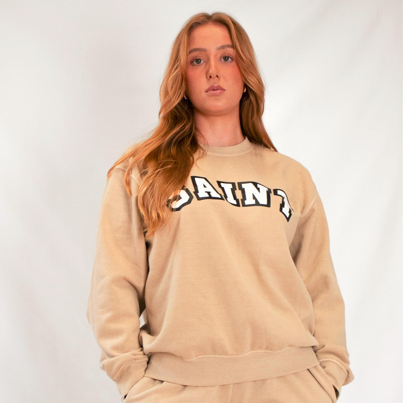 Saint Me Crewneck Campus Sweatshirt
