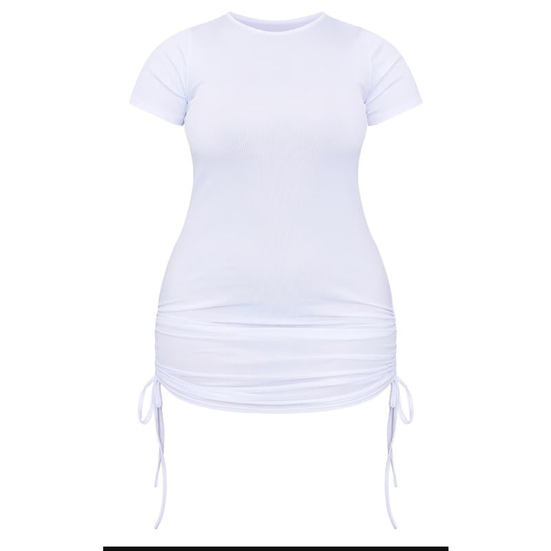 Ruched Side Bodycon Dress