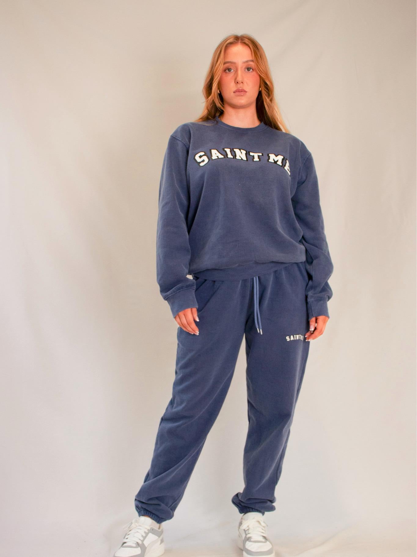 Saint Me Crewneck Campus Sweatshirt