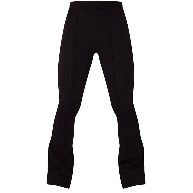 High Waist Flared Trousers