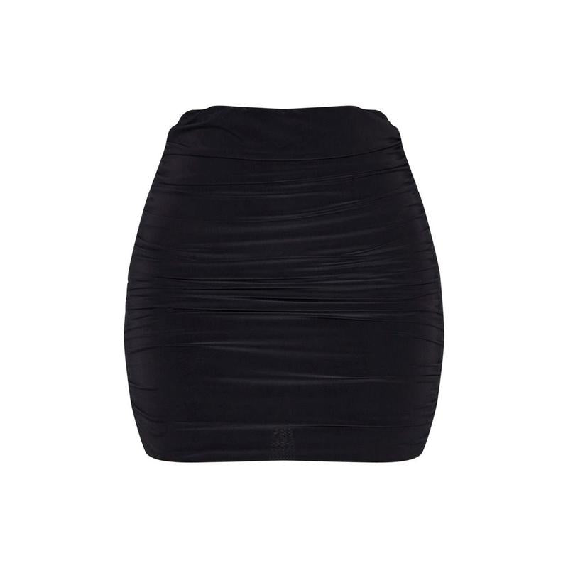 Ruched Mini Skirt