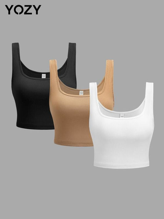 3pcs Crop Tank Top