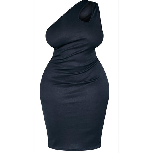 One Shoulder Midi Dress