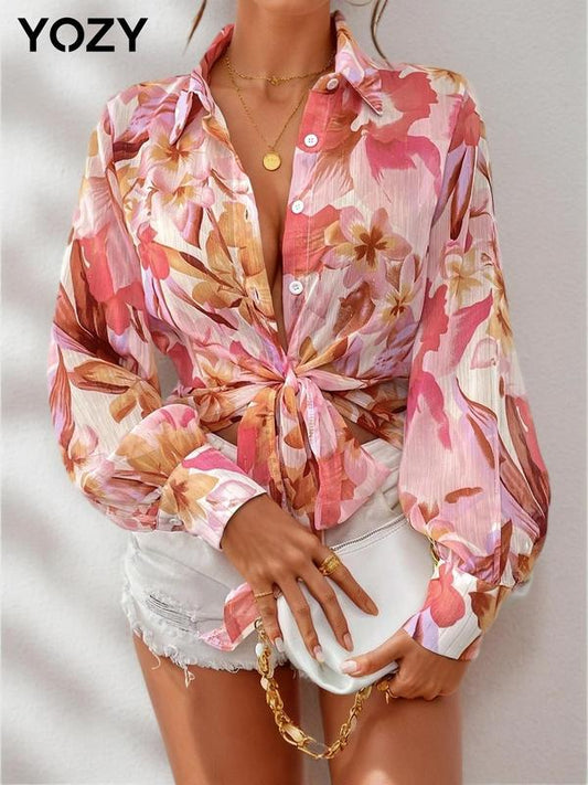 Yozy Women's All Over Print Blouse