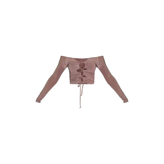 Long Sleeve Crop Top Shirts