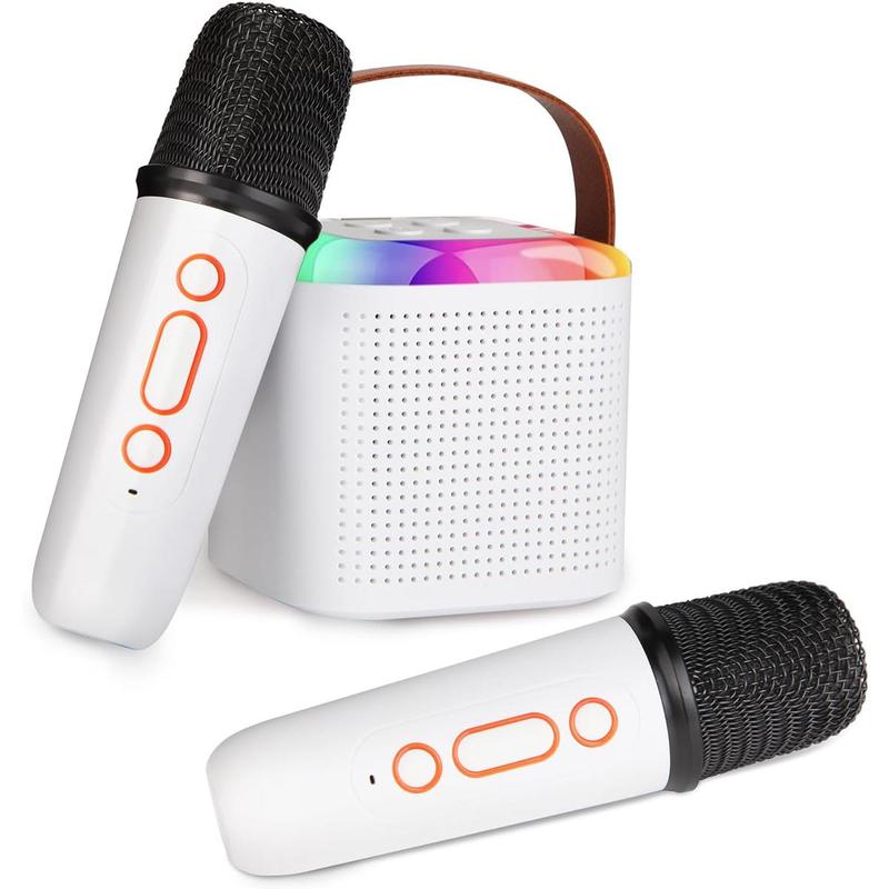 Portable Bluetooth Karaoke Speaker with 2 Mics