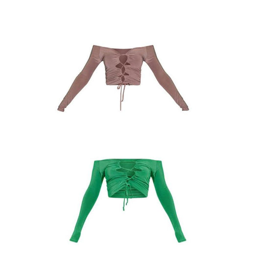 Long Sleeve Crop Top