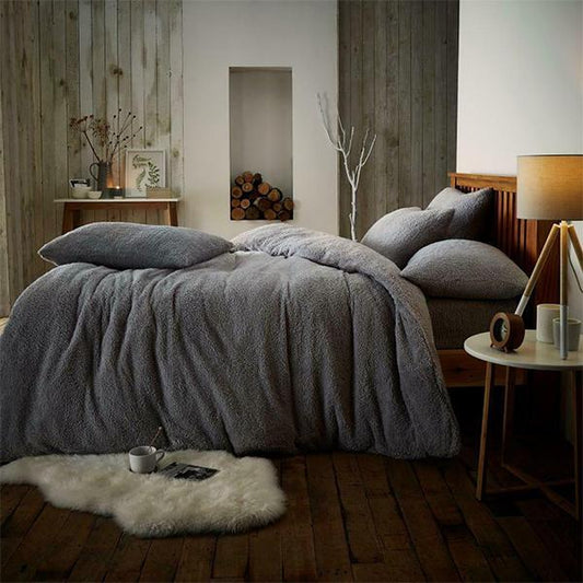 Cotton Heaven Teddy Bear Fleece Bedding Set