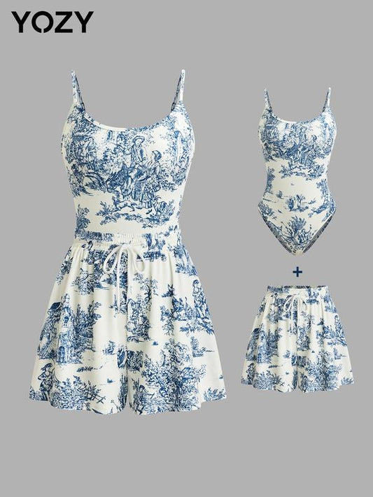 Yozy All Over Print Cami & Shorts Set