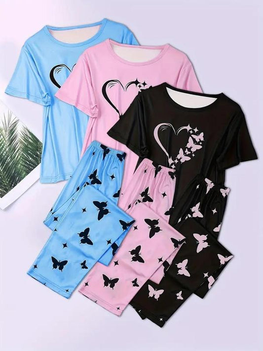 Women's All Over Print Pyjama Set