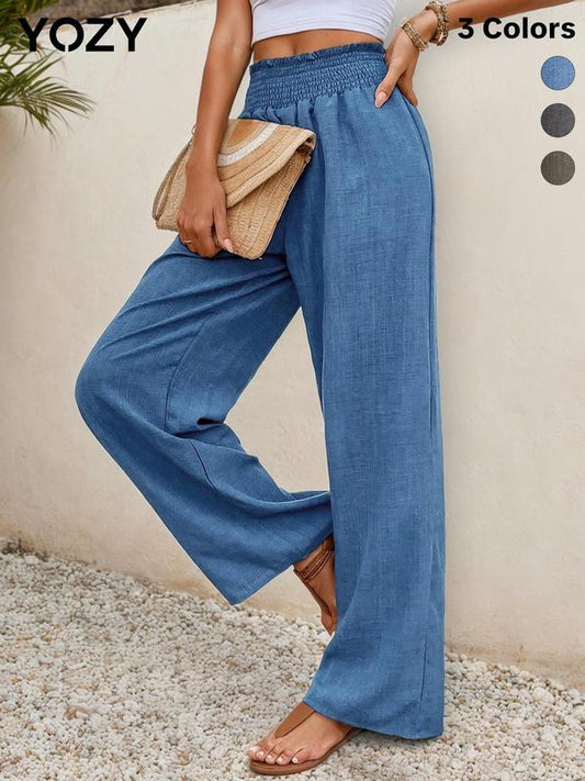 Yozy Women's Plain Wide Leg Pants