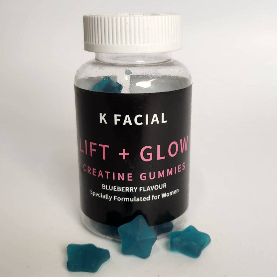 K Facial - Lift & Glow Blueberry Creatine Gummies