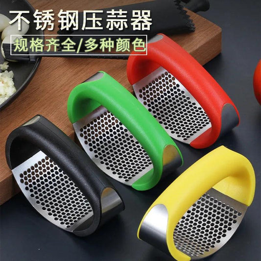 Stainless Steel Garlic Press Crusher